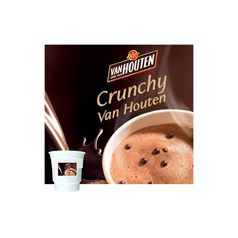 Cacao Crunchy par Van Houten (20 gobelets pré-dosés)