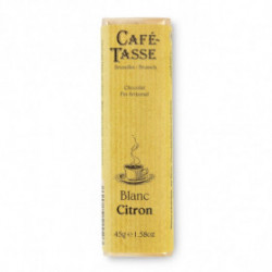 Barre de chocolat blanc au citron Café-Tasse - 45g