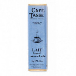 Barre de chocolat au lait et caramel salé Café-Tasse - 45g