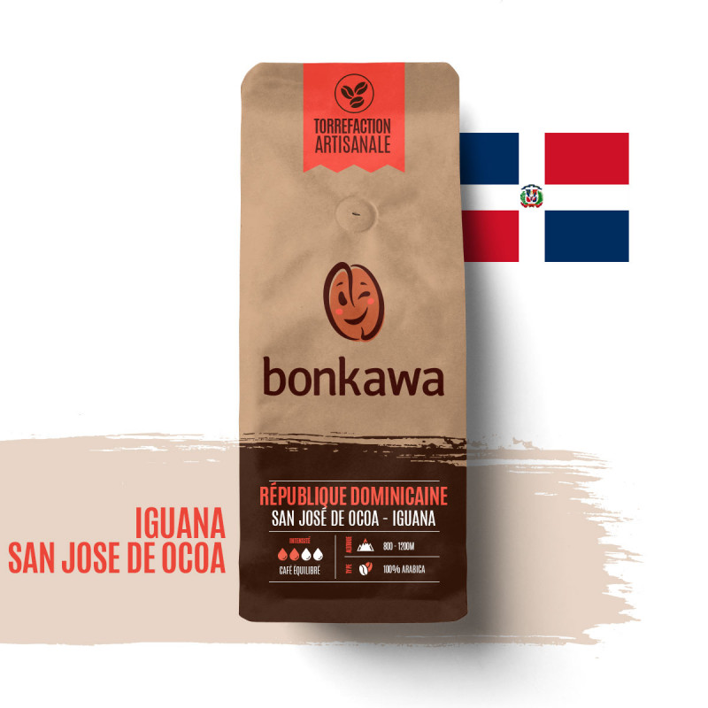 Café en grain Iguana de République Domicaine