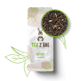 Thé vert jasmin - Vrac 100g...