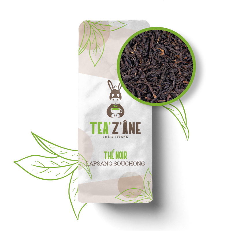 Thé noir Lapsang souchong - Vrac 100g - Tea'z'âne