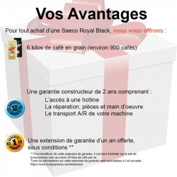 Avantages à l'achat d'une Saeco Royal Plus