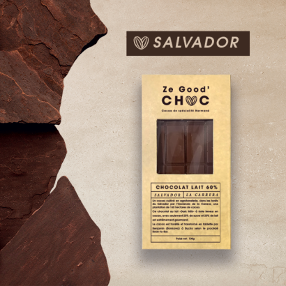 Chocolat au lait 60% Cacao - La Carrera - 100g -...