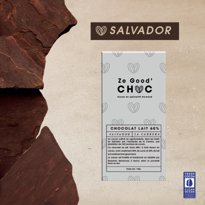 Chocolat au lait 60% Cacao - La Carrera - 100g -...