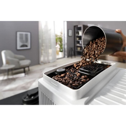 Delonghi Magnifica Start blanche, son bac à grain