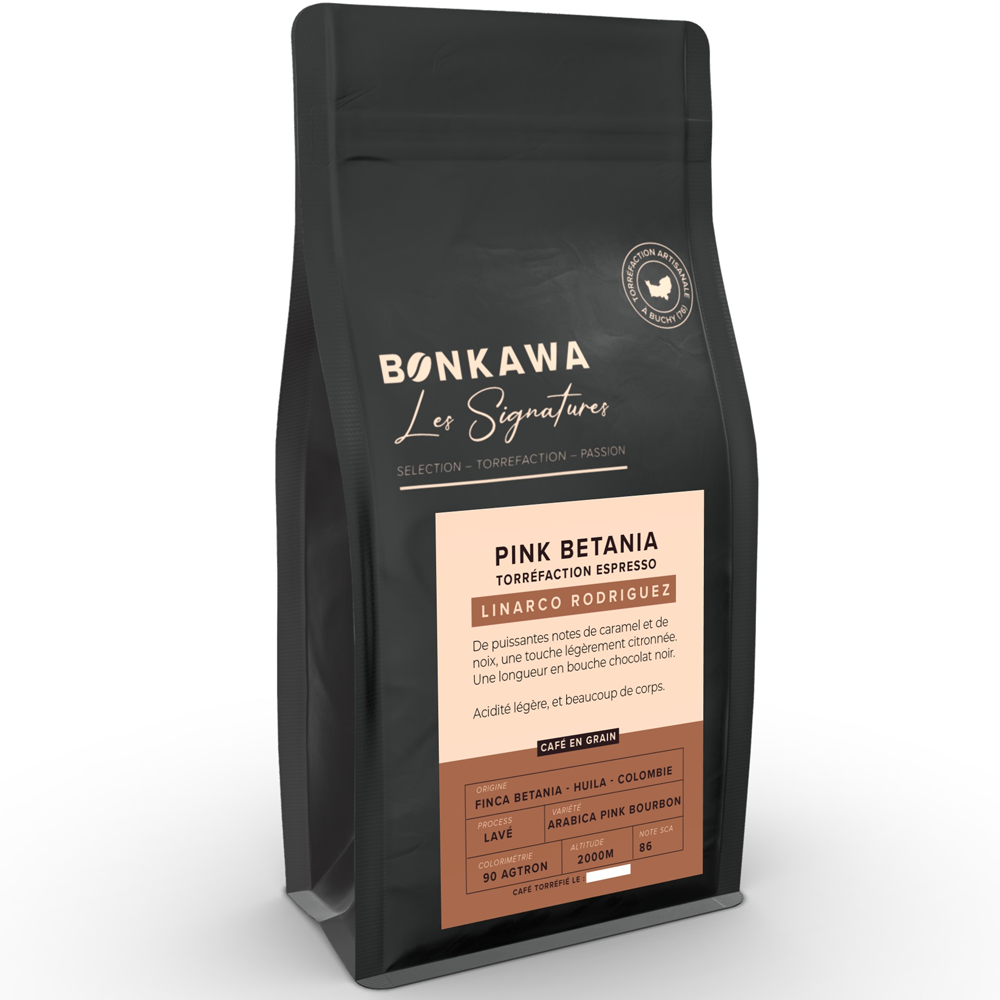 Pink Betania torréfaction espresso